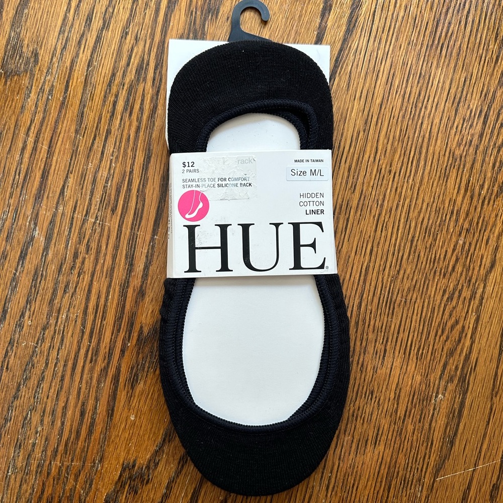 ❌ SOLD Brand new HUE cotton shoe liners